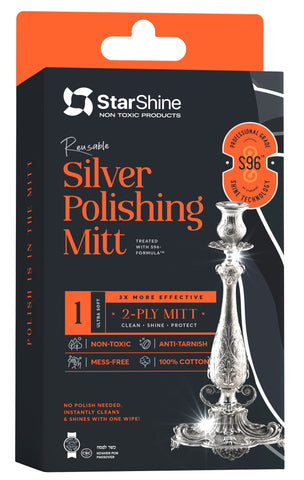 Silver Polishing MIT | Kosher for passover | NON TOXIC | Reusable