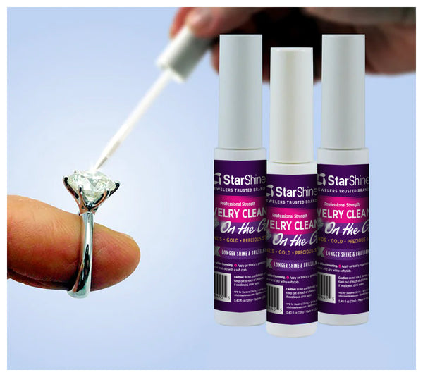 Diamond Jewelry Cleaner ON THE GO- ideal for traveling- professional Strenght- non toxic- Made in USA